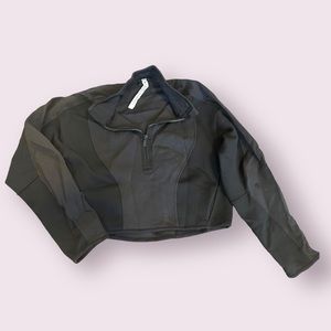 EUC lululemon Crop Black Jacket Scuba